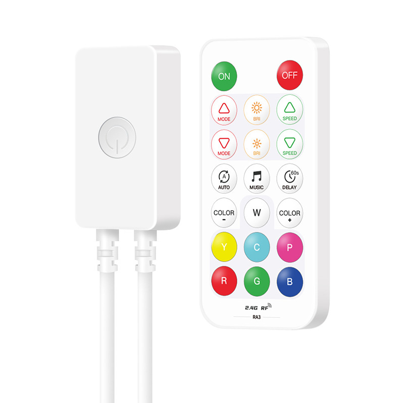 SP649E Bluetooth Music Simple Addressable RGBW LED Controller With RF Remote, 450 Pixels